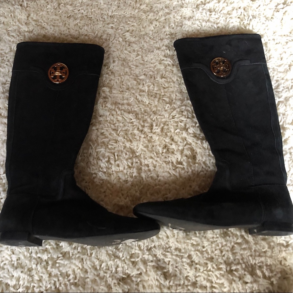 Black Velvet Tory Burch Boots 8.5